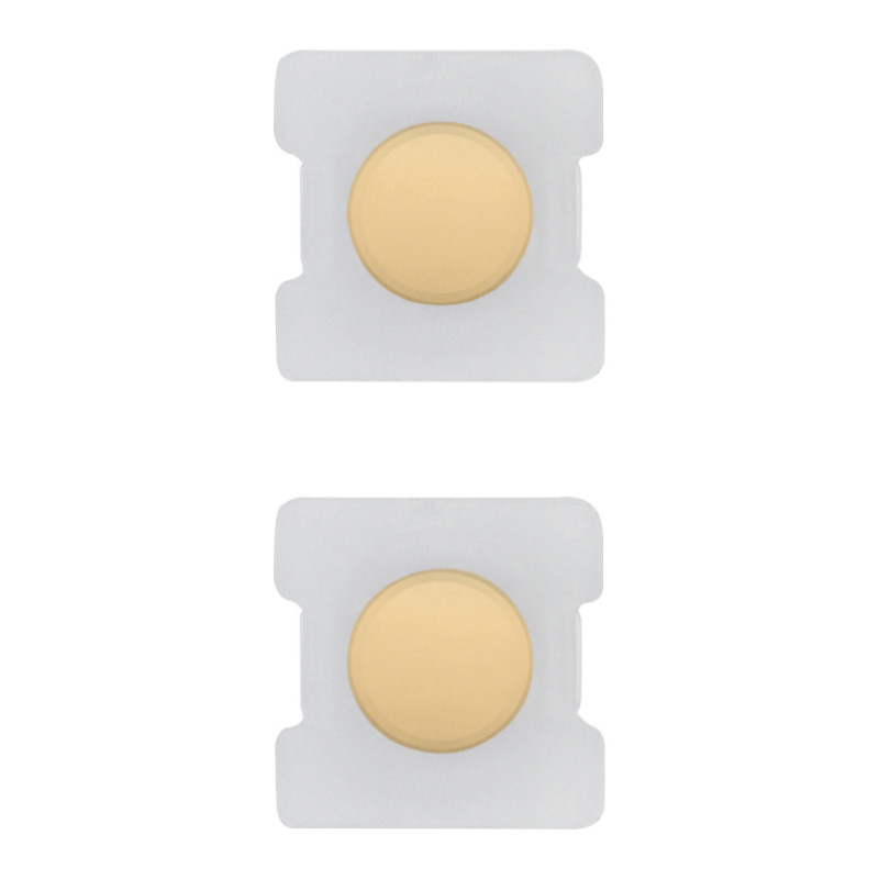                         BOUTON - EIKON TONDO - OR BRILLANT - (2 pcs)