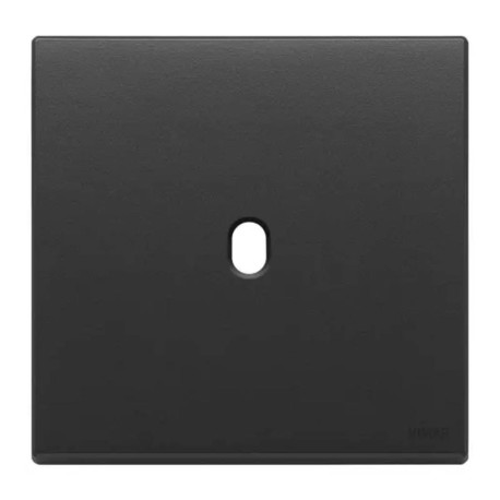 PLAQUE - 1 BOUTON - EIKON VINTAGE - ANTHRACITE