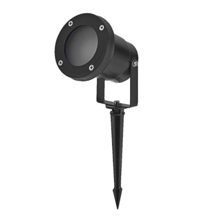 SPOT SUR PIQUET - HYBRID NAUT - LED - SOLAIRE - 12V - 50LM - 830 - IP44 - NOIR