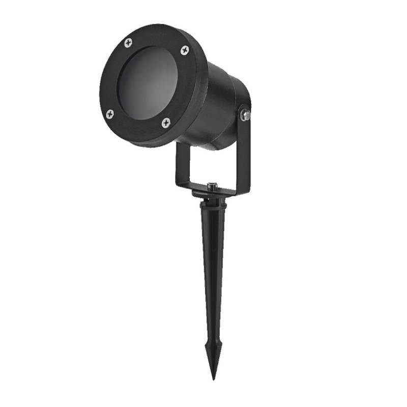                         SPOT SUR PIQUET - HYBRID NAUT - LED - SOLAIRE - 12V - 50LM - 830 - IP44 - NOIR