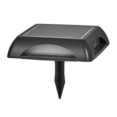 SPOT SUR PIQUET - STYLE SOLAR UTILI CARRE - LED - SOLAIRE - 50LM - 830 - IP65 - GRIS