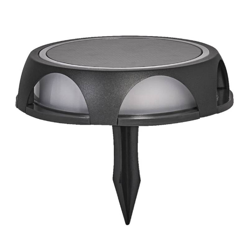                         SPOT SUR PIQUET - STYLE SOLAR UTILI ROND - LED - SOLAIRE - 50LM - 830 - IP65 - GRIS