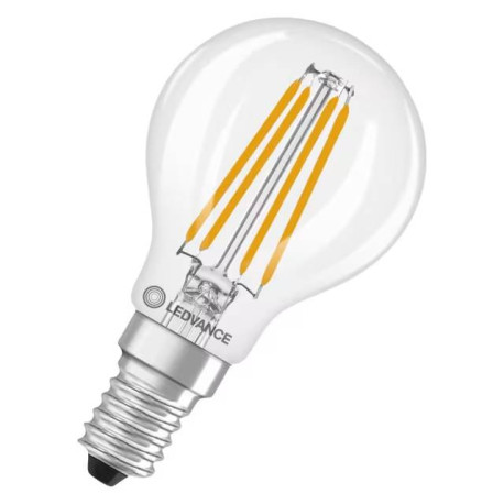 LED FILAMENT SPHERIQUE - E14 - CLAIRE - 4W - 827 - 470LM 