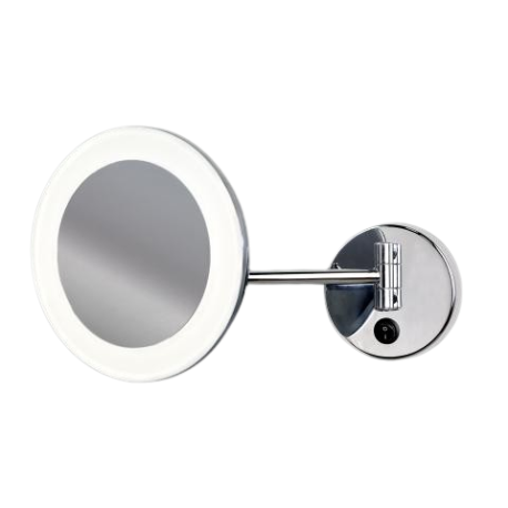 MIROIR GROSSISSANT - ECLAIRANT - 3W - 315LM - ROND - IP44 - CLII