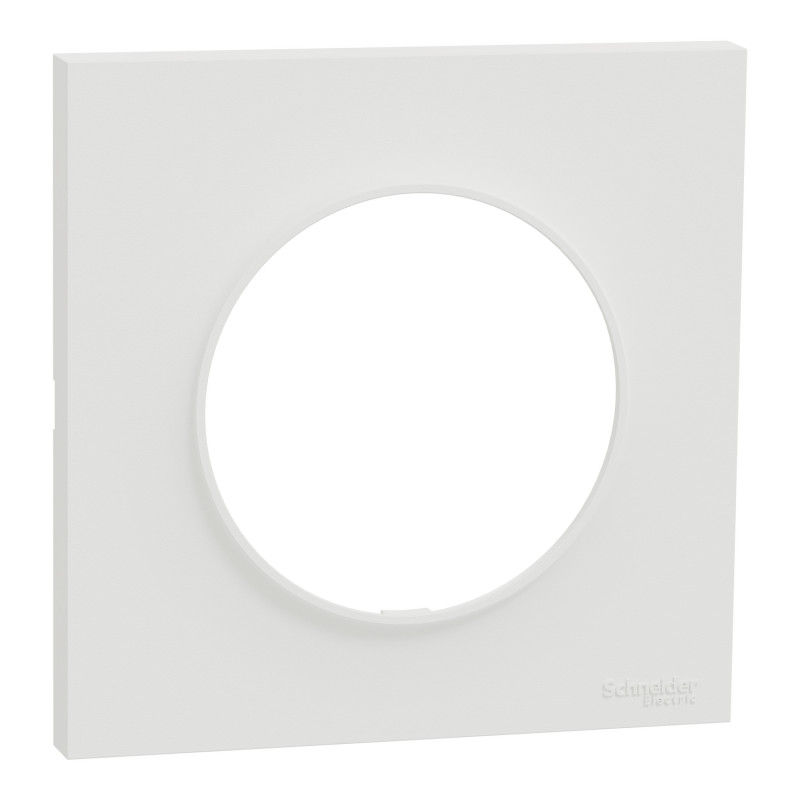                         S929702 - Plaque Odace Origine Schneider Electric - 1 poste - Blanc mat