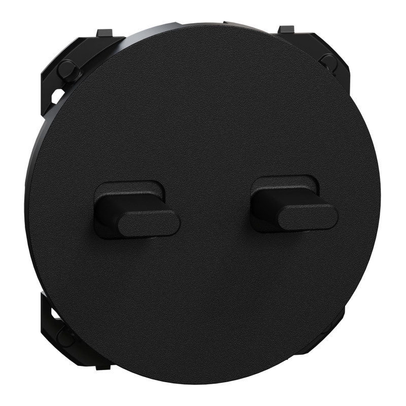                         S949211 - Enjoliveur pour double va-et-vient ou poussoir à levier Odace Schneider Electric