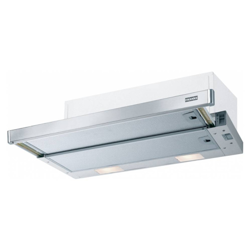                         HOTTE TIROIR - FTC612IX - 420m3 - 140W - INOX - (sans filtre charbon)