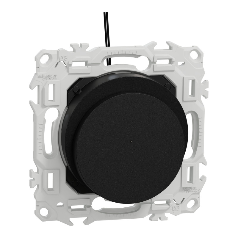                         S940283 - Interrupteur à carte Odace Schneider Electric - LED localisation incluse - 10AX - Noir Onyx