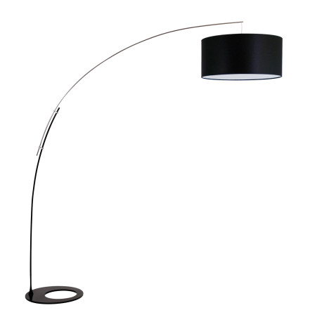 LAMPADAIRE - CAPEC LS - E27 - NOIR/CHROME - ABJ NOIR - Ø600