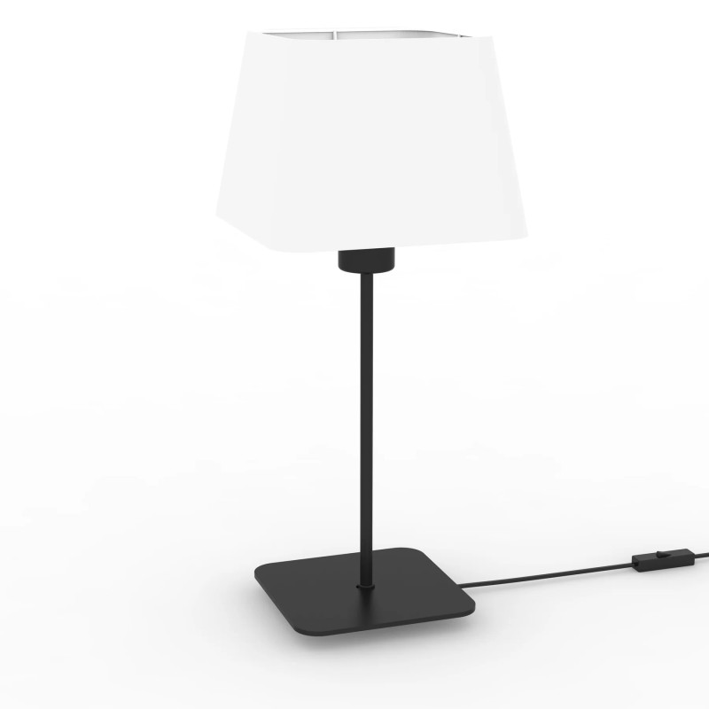                         CHEVET - CARO - E27 - NOIR - ABJ BLANC - ⧄200