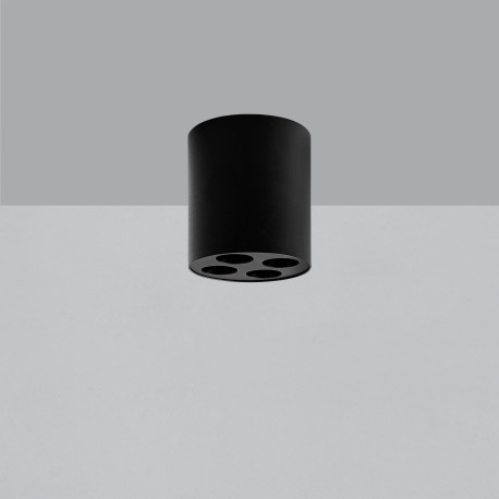 SPOT PLAFOND - INVISIBLE - ROND - 9W - 930 - 680LM - NOIR