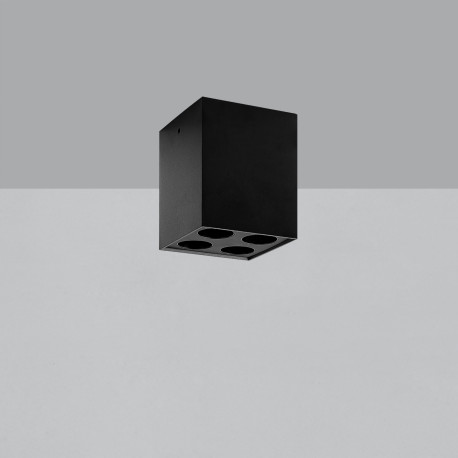 SPOT PLAFOND - INVISIBLE - CARRE - 9W - 930 - 680LM - NOIR