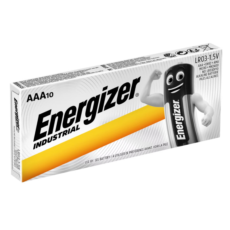                         PILE - AAA LR03 - 1,5V - (pack de 10 piles)