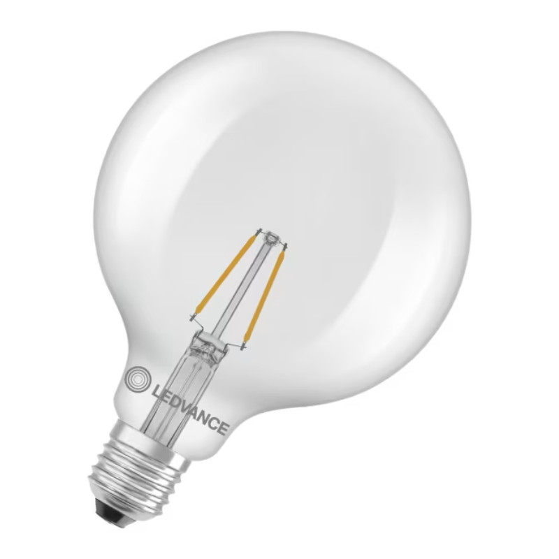                         LED FILAMENT GLOBE - E27 - CLAIRE - 1,8W - 827 - 250LM - Ø125