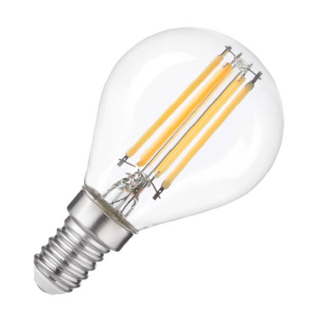 LED FILAMENT SPHERIQUE - E14 - CLAIRE - 2,3W - 830 - 485LM - CLASSE A