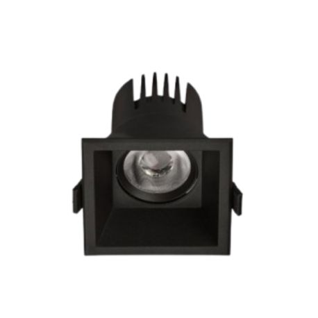 SPOT LED - MOVE - 12W - 827/830 - 1305LM - CARRE - NOIR - IP44 - CLII - ⧄85