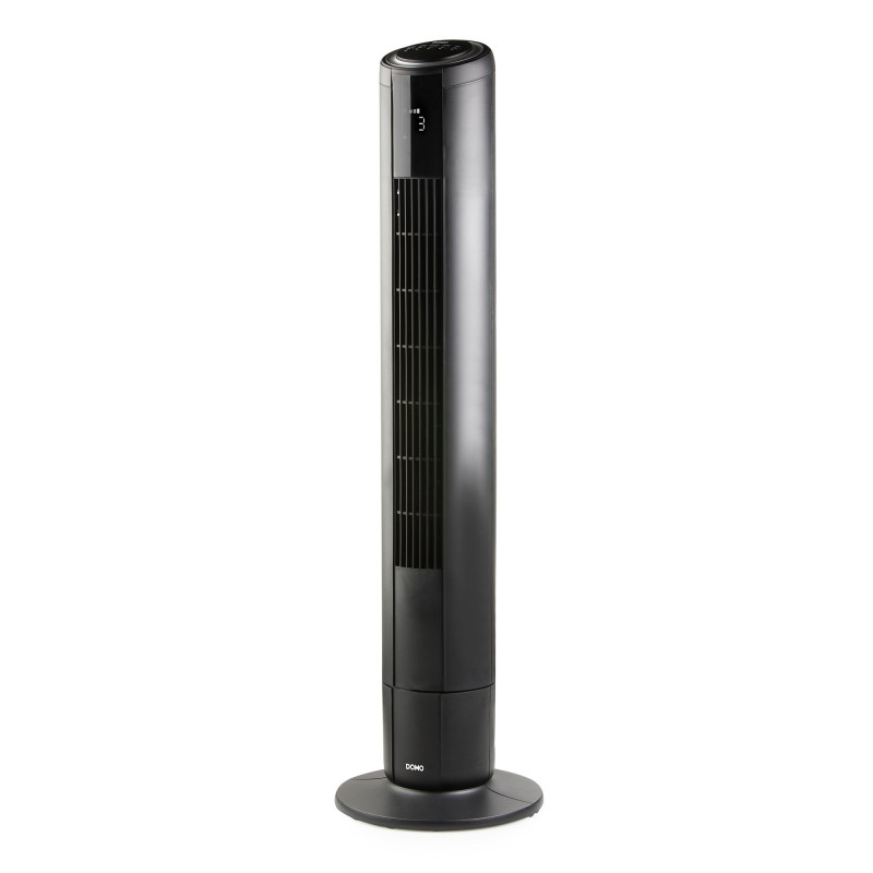                         VENTILATEUR - COLONNE - H94cm - 42W - 5 VITESSES - PIVOTANT - NOIR