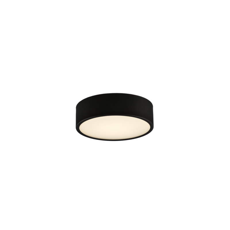                         PLAFONNIER - DINS - 10W - CCT - 1100LM - NOIR - IP44 - CLII - Ø160
