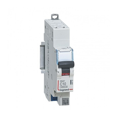 Disjoncteur DNXᶾ 4500 - 10A - 1P+N - Courbe C - Bornes auto