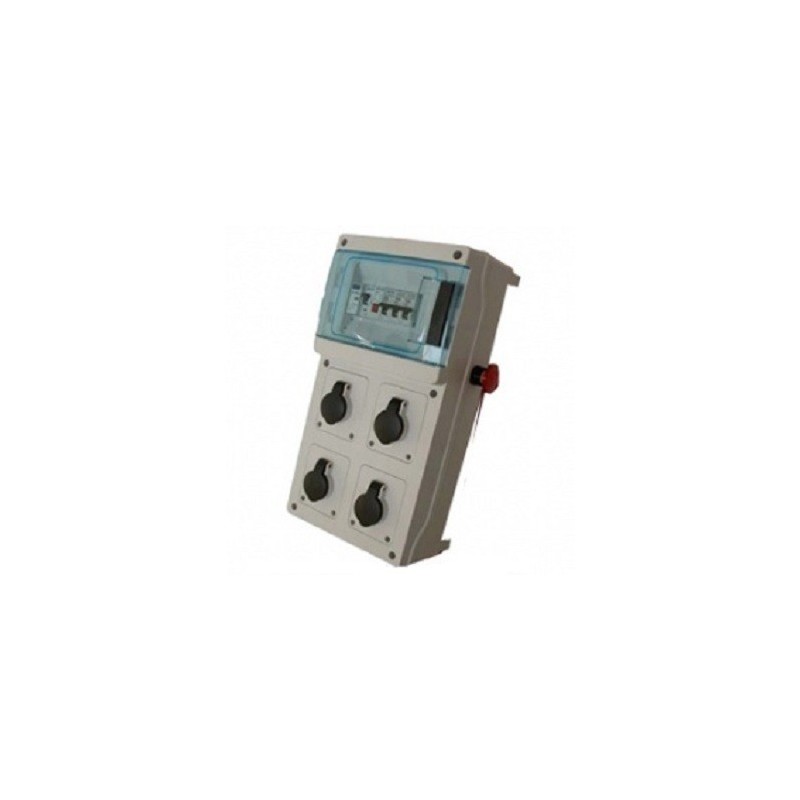                         Coffret de chantier IP55 - 4 prises 2P+T - 16A