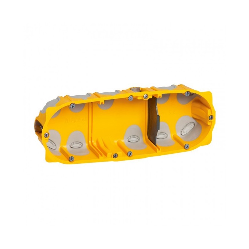                         Boite d'encastrement Batibox Energy - 3 postes - Prof 50mm