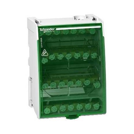 Répartiteur étagé tétrapolaire Linergy - 100A - 4x7 trous
