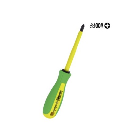 Tournevis POZIDRIV® isolé 1000V - 2x100mm