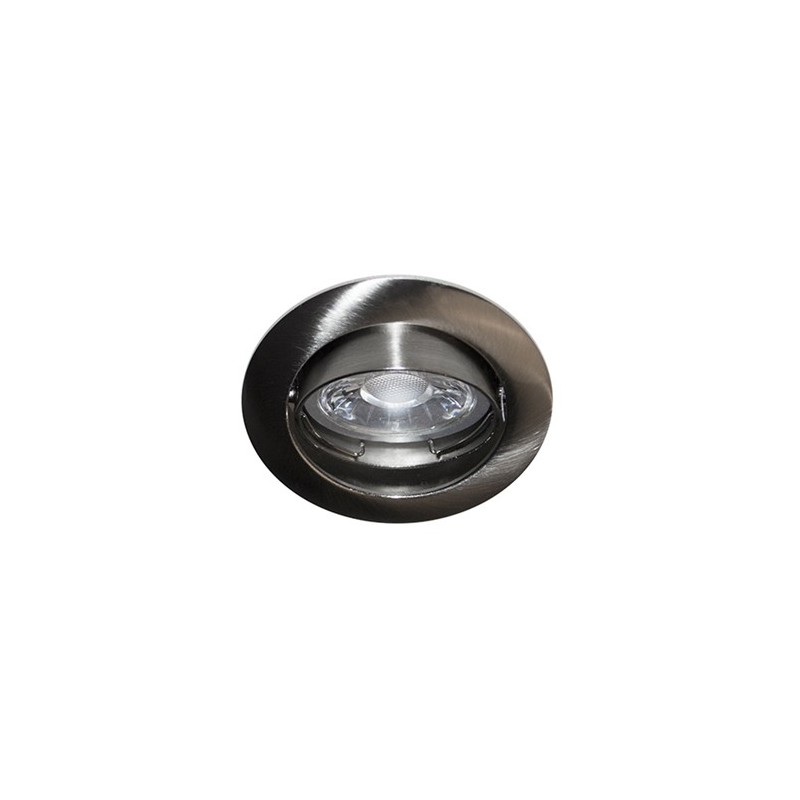                         Spot encastré rond - KS1800 R - Nickel satine - 50 W