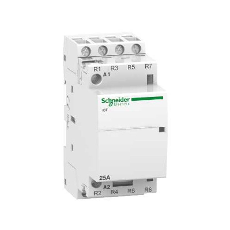                         Contacteur 25A - 4NF - 24VCA - 50Hz - Acti9 - iCT