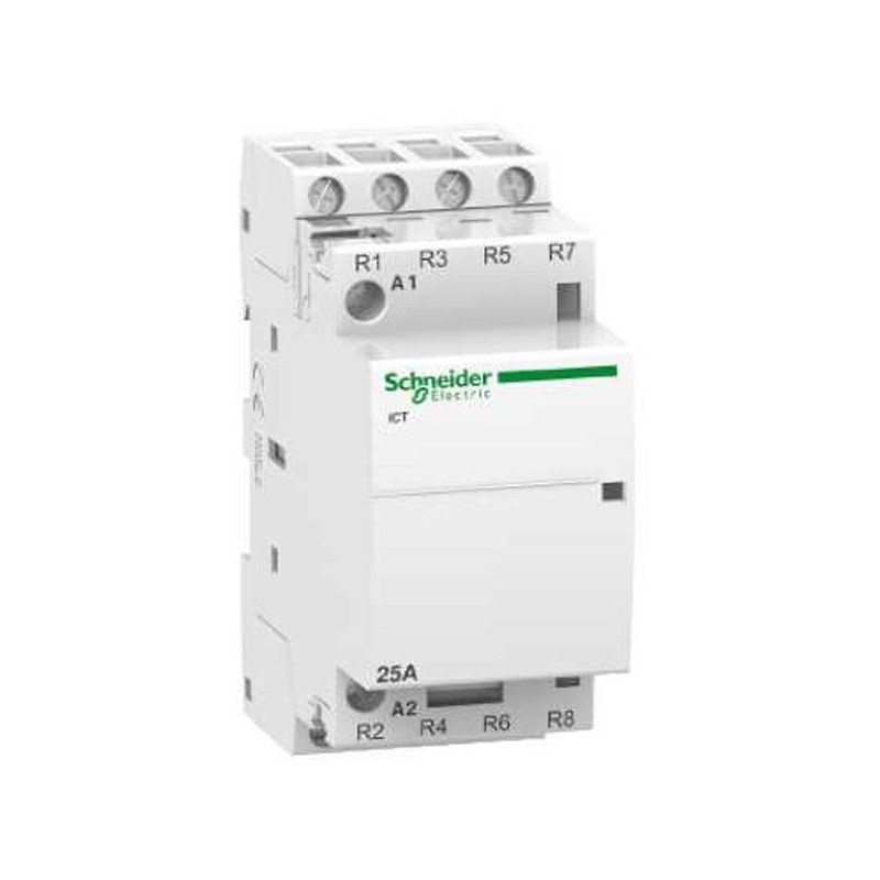                         Contacteur 25A - 4NF - 230...240VCA - 50Hz - Acti9 - iCT