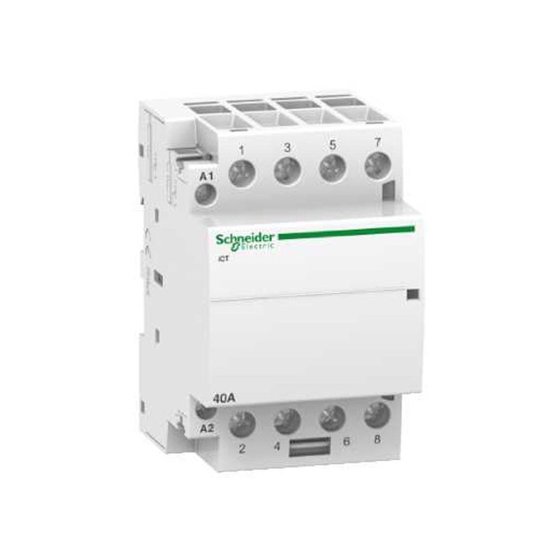                         Contacteur 40A - 4NO - 230...240VCA - 50Hz - Acti9 - iCT