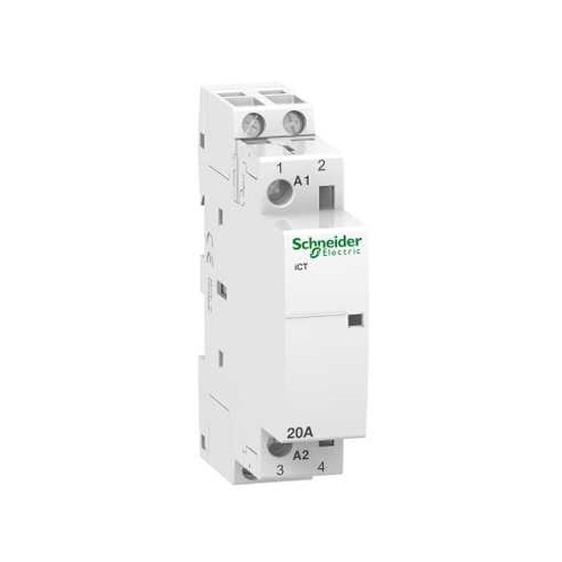                         Contacteur 20A - 2NO - 230...240VCA - 50Hz - Acti9 - iCT