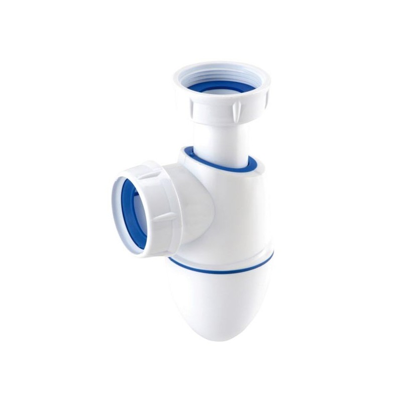                         Siphon de lavabo - EASYPHON BM552 40/40 avec joints intégrés. Hauteur réglable 133-192 mm