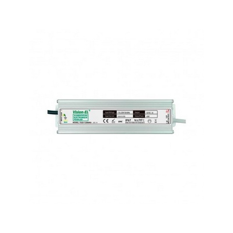                         Alimentation électronique pour éclairage LED 12V - 60W