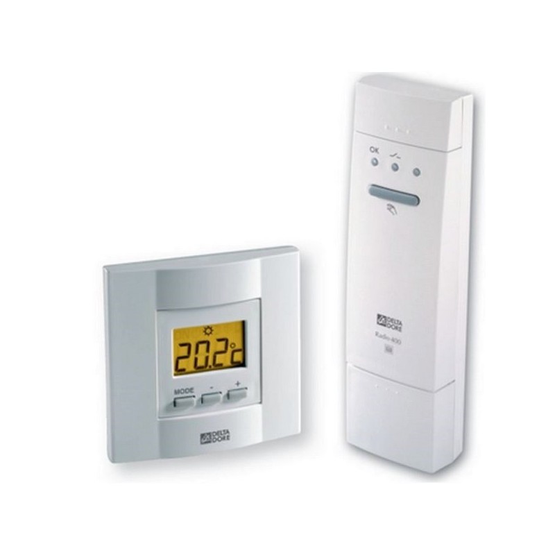                         Thermostat d'ambiance sans fil Tybox 53 pour chauffage ou clim réversible