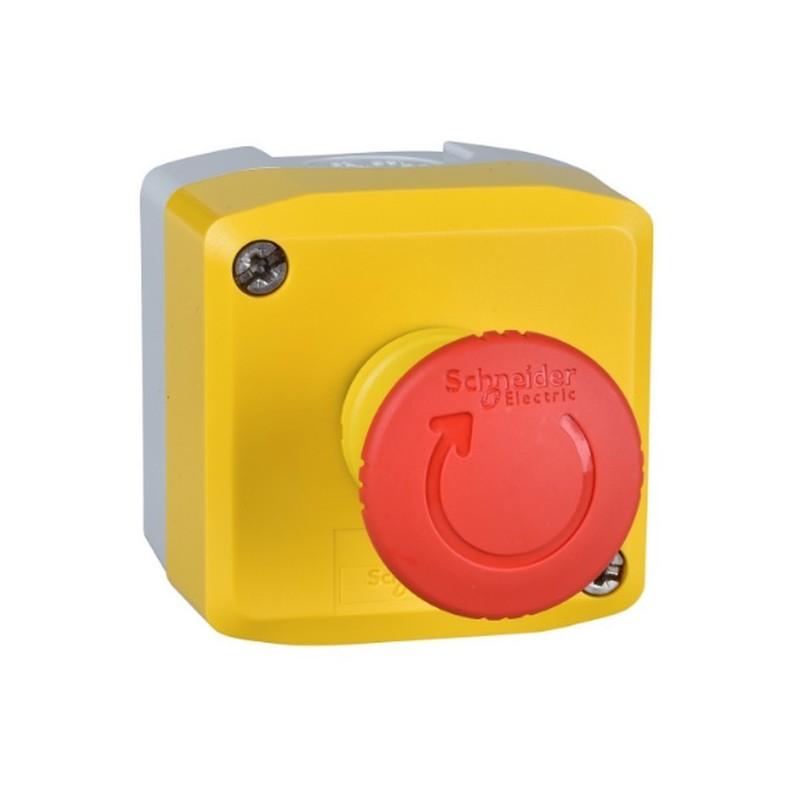                         Boîte à boutons Harmony XAL - 1 poussoir Arrêt d'Urgence 1O+1F - Ø40