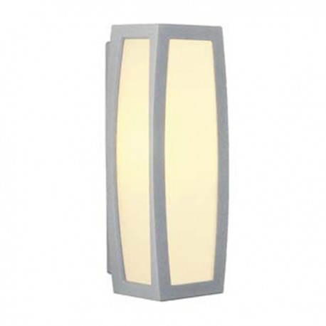 Applique Meridian Box - Gris argent - 25W - Sans ampoule - Détecteur de mouvement