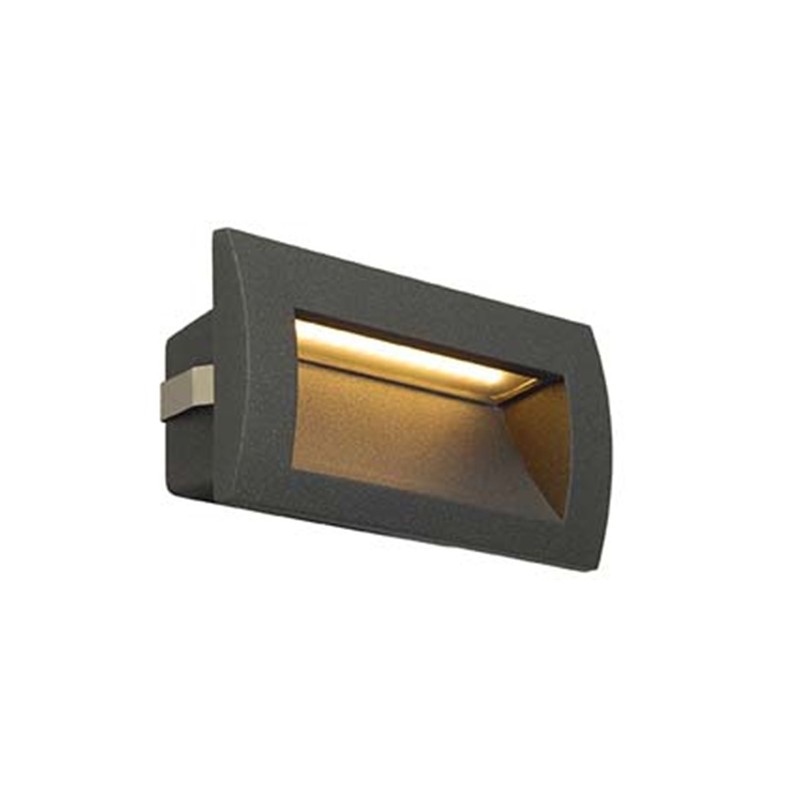                         Encastré mural Downunder Out LED M - Anthracite - 0,96W - 3000K - Avec ampoule