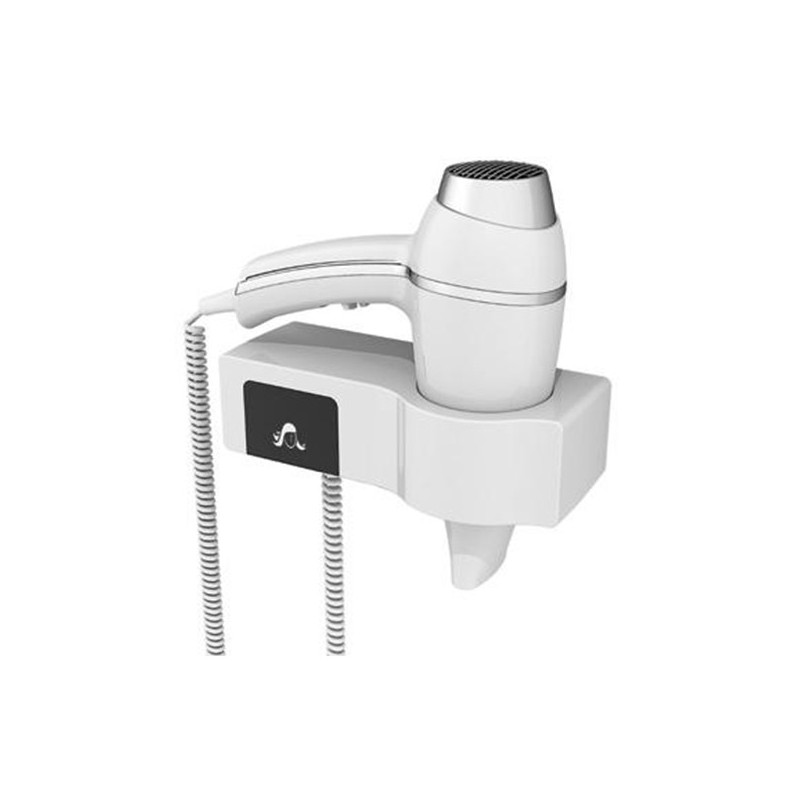                         Sèche-cheveux Alteo Support - 1875W - Blanc - Support base