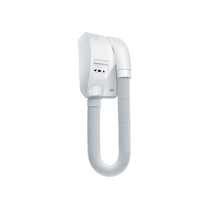                         Sèche-cheveux flexible Caraïbe  - 1000W - Blanc - Prise rasoir monotension