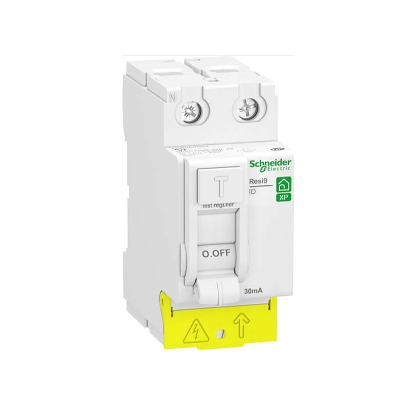                         Interrupteurs différentiels XP Resi9 - Bipolaire - 30mA - 230V CA - Peignable