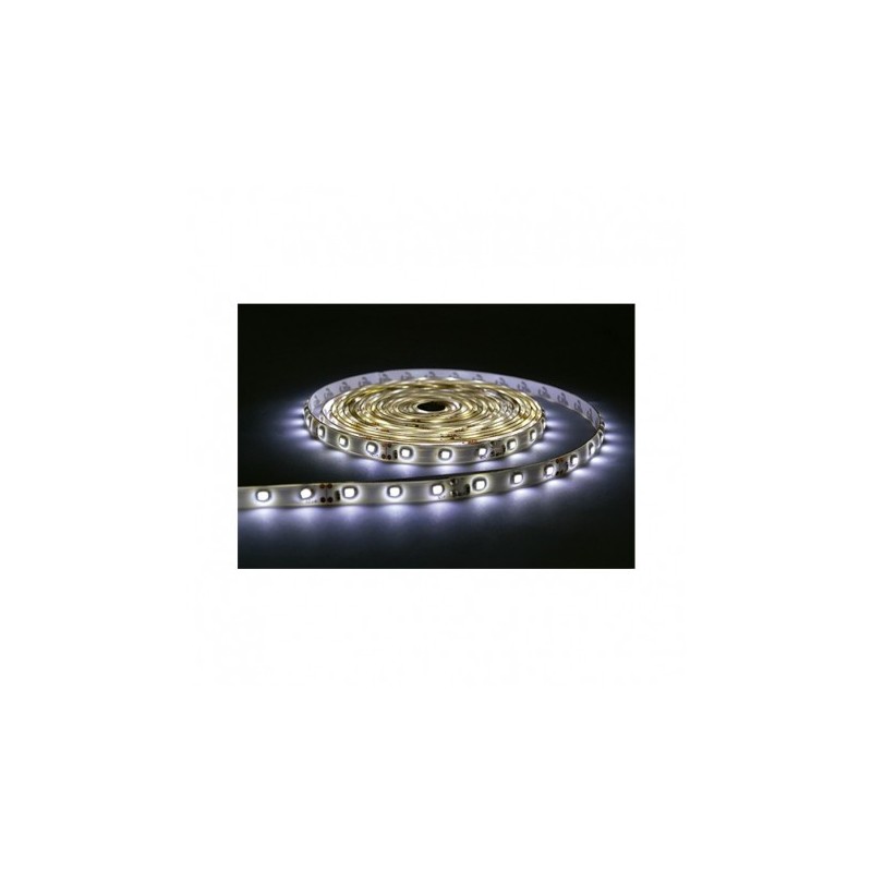                         Ruban LED -  5m - 24W - 12V - 6000K - IP67 - Dimmable 