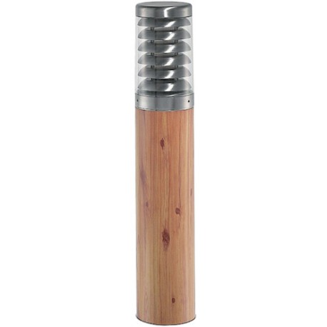 Borne KADO Haute - Imitation bois - E27 - 100W - Ampoule non fournie