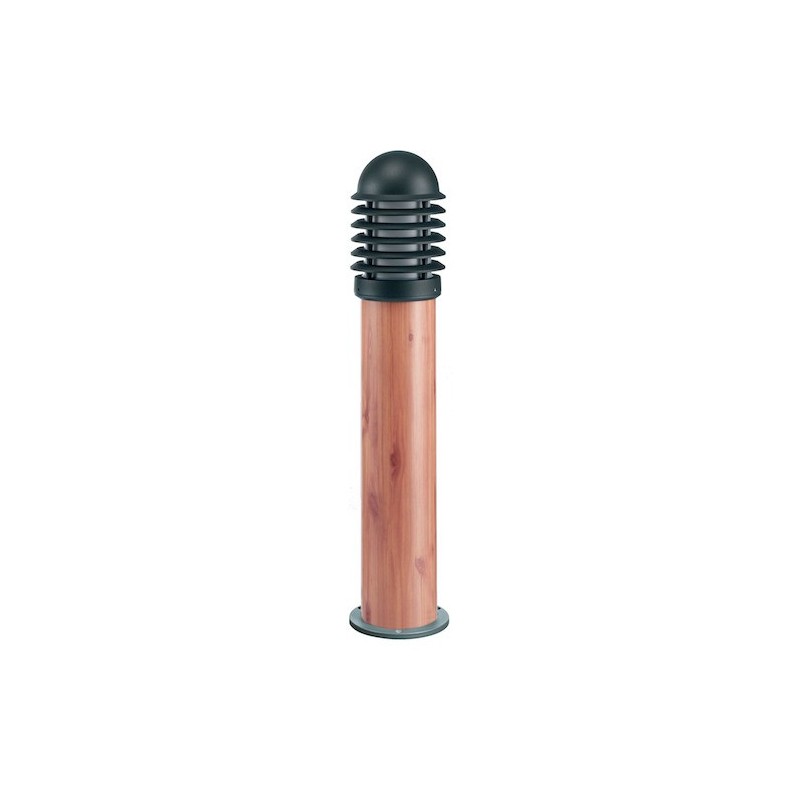                         Borne CALEO 1 Haute Imitation bois - E27 - 100W - Ampoule non fournie