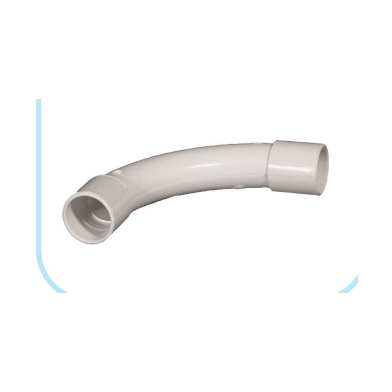                         Coude grand rayon IRL'OC pour tubes IRL - Ø25 mm - Gris