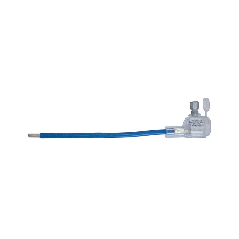                         Embouts de branchement à fouet Cuivre souple - 16 mm² - 60 A - Bleu