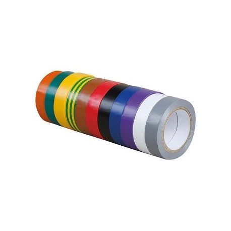 SCOTCH TEMFLEX - MULTICOLOR - 10Mx15mm - (10 rouleaux)