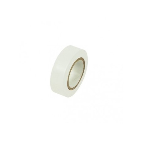 Ruban isolant adhésif Isola - Blanc - 10 Mètres x 15 mm
