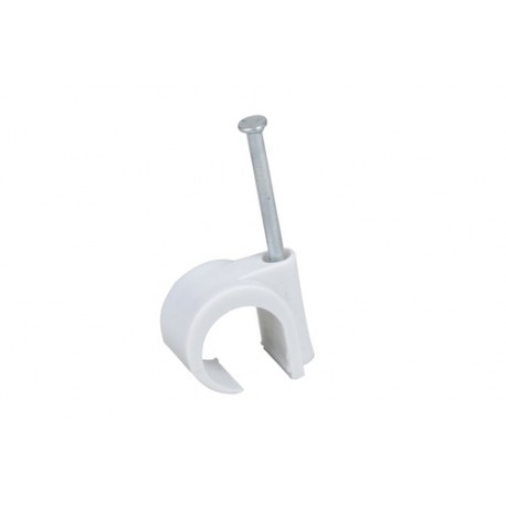Attache pontet multi-diamètres - Diamètre 16 à 19mm - Longueur de pointe 40 mm - Blanc