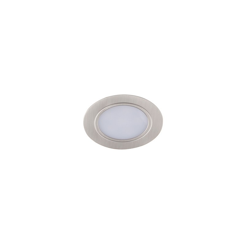                        Kit spot Meubled 2 encastré - 6.8W - Rond - Aluminium - Avec ampoule